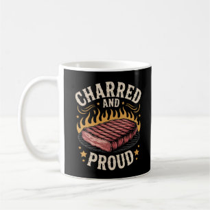 Funny BBQ Grill Master Charred Proud Coffee Mug