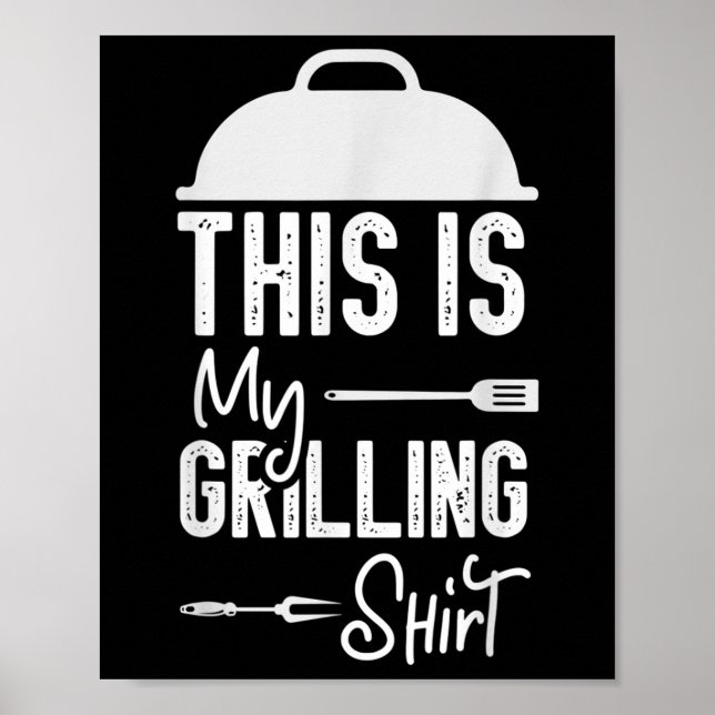 Funny Bbq Grill Party - This Is My Grilling _1  Poster (Front)