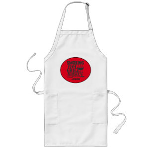 Funny BBQ Grilling Master Backyard Personalize Long Apron