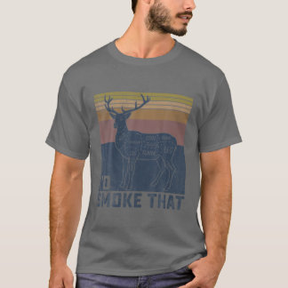 Funny BBQ Grilling Pitmaster Grillers Id Smoke Tha T-Shirt