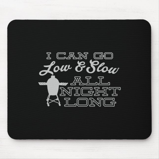 Funny Bbq Grilling Smoking Pitmaster Egg Smoker  Mouse Pad (Front)