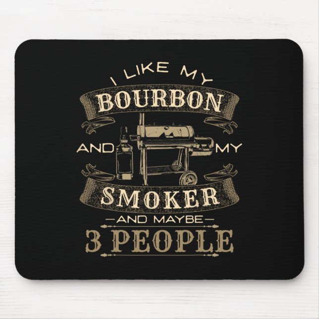 Funny Bbq Grillmaster  Mouse Pad (Front)