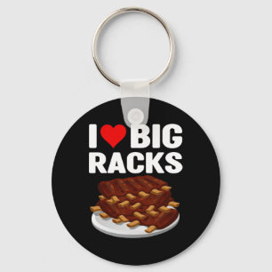 Funny Bbq I'd Smoke That Rbecue Retro Grilling  Keychain