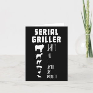 Funny Bbq Refilling Grilling Barbecue - Serial Gri Card