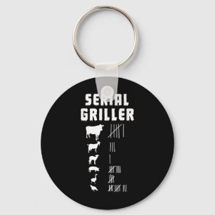 Funny Bbq Refilling Grilling Barbecue - Serial Gri Keychain