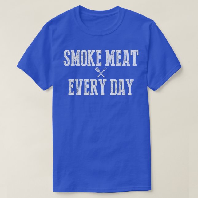 Funny Bbq Smoker Accessory Pitmaster Dad Grilling  T-Shirt (Design Front)
