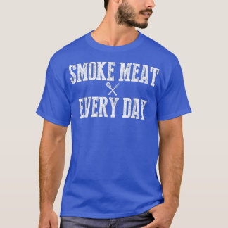 Funny Bbq Smoker Accessory Pitmaster Dad Grilling  T-Shirt