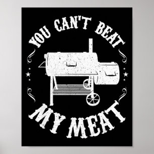 Funny Bbq T Reverse Flow Smoker Accessory Dad Gril Poster