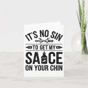 Funny Bbq Tees For Men Women Grilling Meat Smoking Card