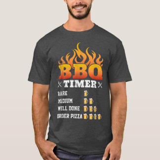 Funny BBQ Timer, Beer Timing Barbeque Grilling Gri T-Shirt