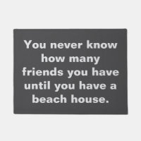 Funny Beach House Friends Saying Quote Black
