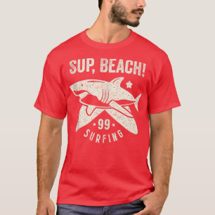 Funny Beach Summer Shark Tshirt Whats Sup Beach Su