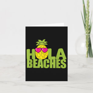 Funny Beach Summer Vacation Pineapple T Cruise Hol Card