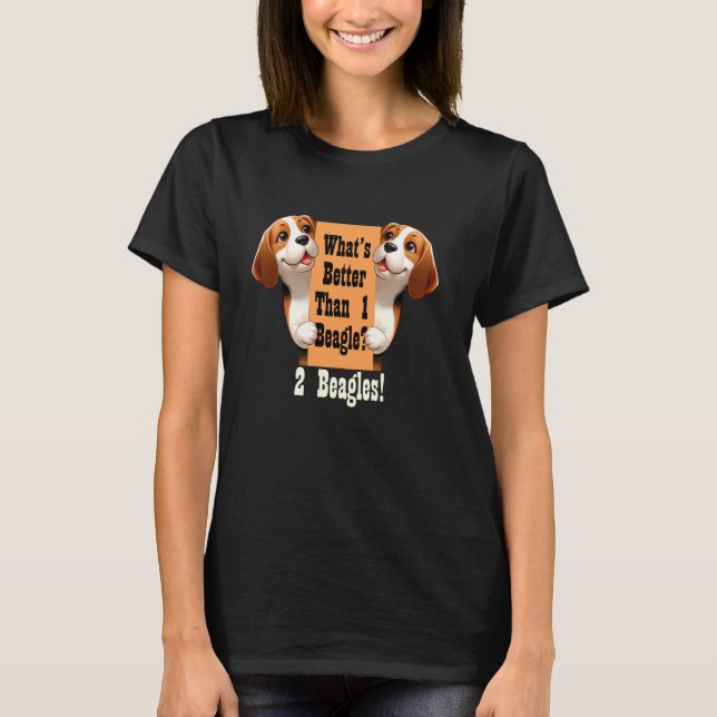 Funny Beagle Dog Lover Pet Owner Canine Puppy Fur  T-Shirt (Front)