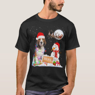 Funny Beagle Dog Merry Christmas Party Family Matc T-Shirt