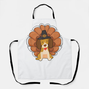 Funny Beagle Turkey  Funny Thanksgiving Dog Tee  Apron