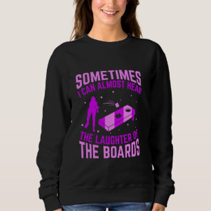 Funny Bean Bag Women Cornhole Corn Hole Sweatshirt