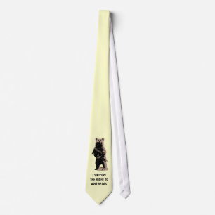 Funny bear arms tie