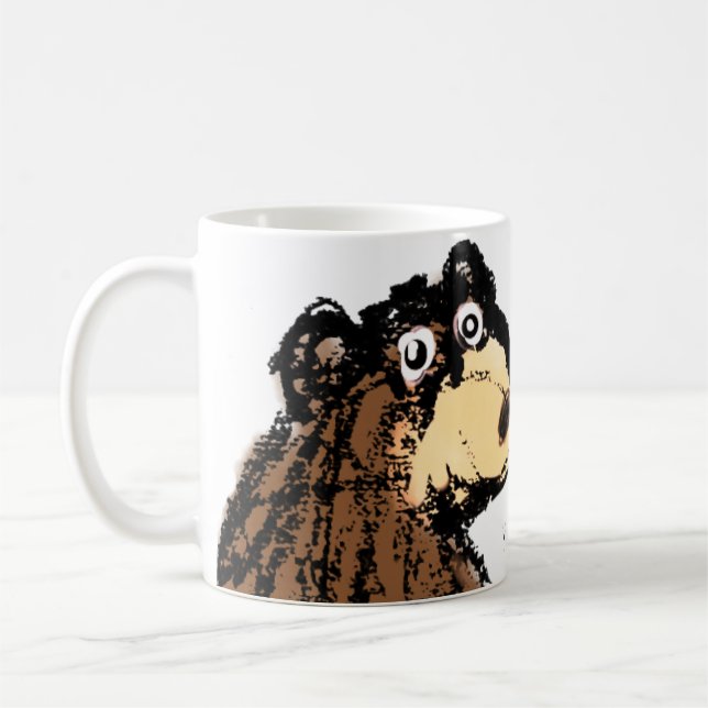 Funny Bear Coffee Mug (Left)