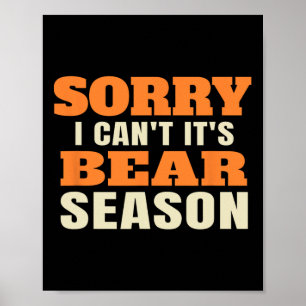 Funny Bear Hunting  Poster