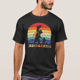 Funny Bear Kindergarten Back to School Teacher Stu T-Shirt