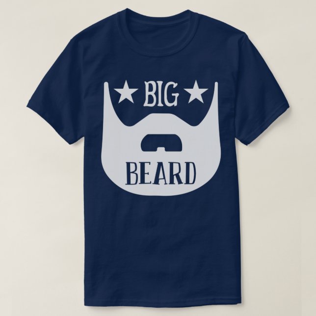 Funny Beard Gifts Big Beard Classic TShirt (Design Front)