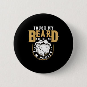 Funny Beard Quote Gift For Bearded Men Husband Or  2 Inch Round Button