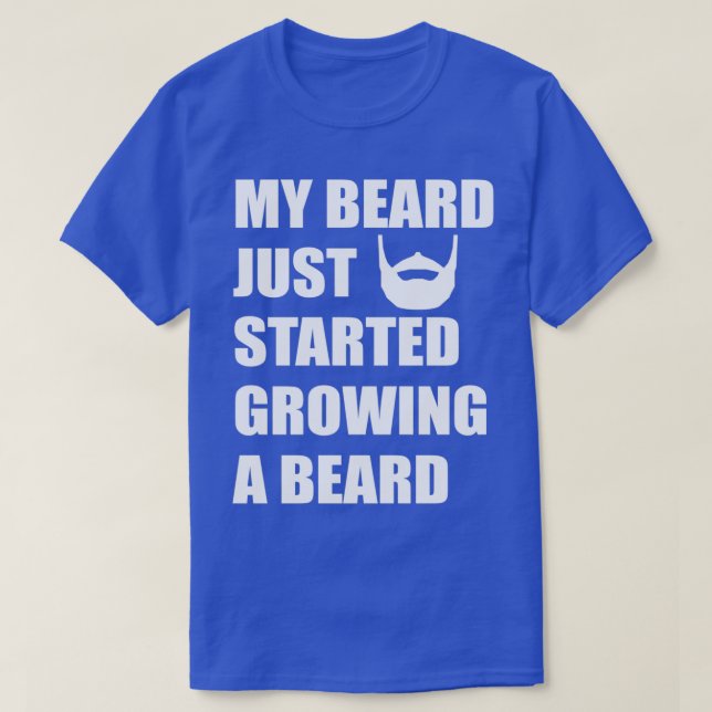 Funny Beard Shirt Classic TShirt (Design devant)