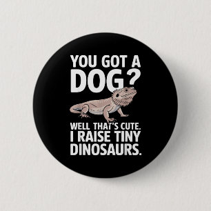 Funny Bearded Dragon Art For Men Women Bearded Dra 2 Inch Round Button