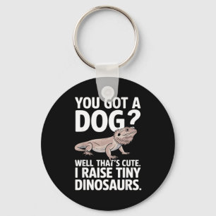 Funny Bearded Dragon Art For Men Women Bearded Dra Keychain