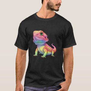 Funny Bearded Dragon Colourful Beardie Lover Women T-Shirt