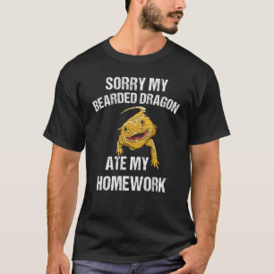 Funny Bearded Dragon Gift Men Women Kid Cool Homew T-Shirt