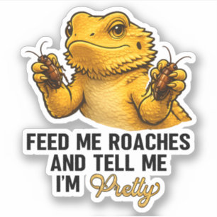 Funny Bearded Dragon Lover Reptile Owner Roaches