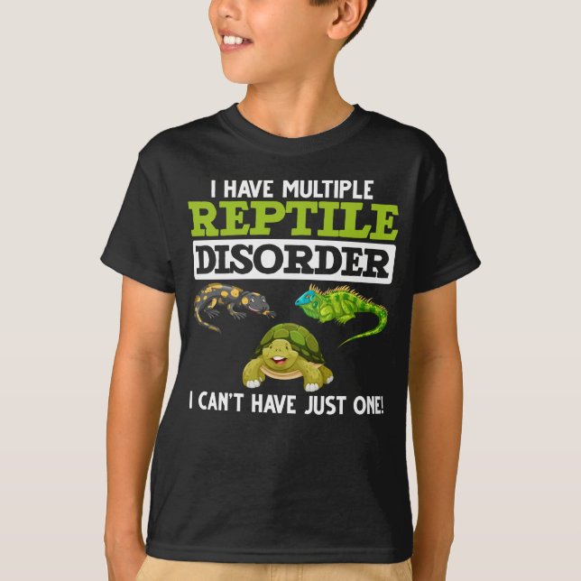 Funny Bearded Dragon Turtle Reptile Lover T-Shirt (Front)