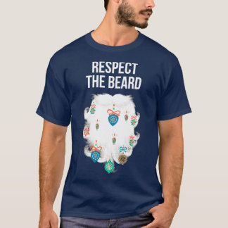 Funny Bearded Men Beards Lover Christmas Gift T-Shirt