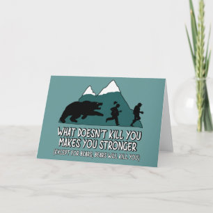 Funny bears card