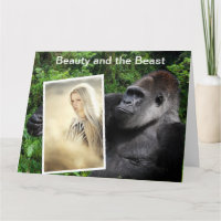 Funny Beauty and Beast Gorilla