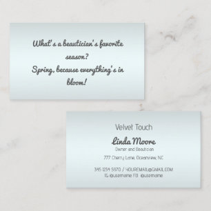 Funny Beauty Business Card
