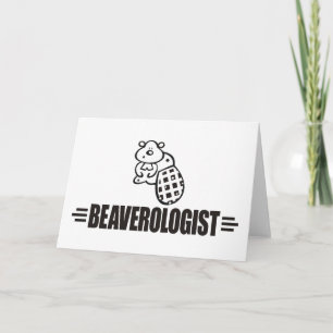 Funny Beaver Card