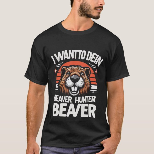 Funny Beaver Joke Rodents Animal Beaver Lover  T-Shirt (Front)