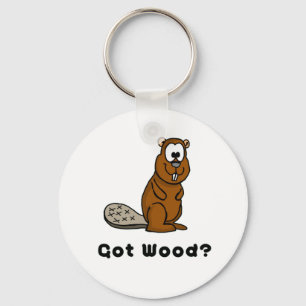 Funny Beaver Keychain