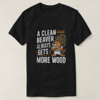 Funny Beaver Lumber Pun Vintage Art