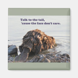 Funny Beaver Magnet
