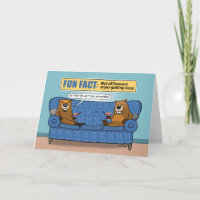 Funny Beavers Busy Getting Hammered Birthday