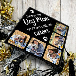 Funny Because Dog Mom Isn't Official Career Photo Graduation Cap Topper<br><div class="desc">Include your best friend in your graduation, with this " because Dog Mom isn't an official career" custom photo collage graduation cap topper. This unique dog lover graduate photo cap will be a treasured keepsake. Personalize with 5 of your favourite senior or college photos with your dog of course! It...</div>