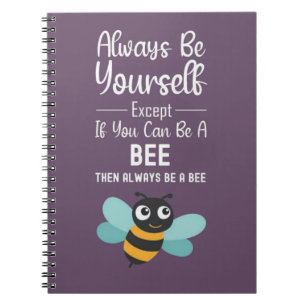 Funny Bee Lover Gifts Farmer Beekeeper Notebook