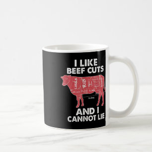 Funny Beef Cuts Chart I Bbq Butcher  Coffee Mug