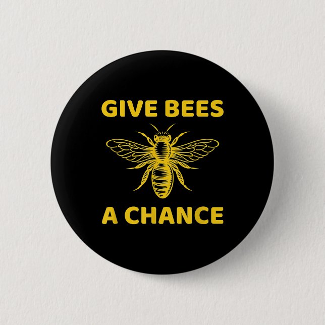 Funny Beekeeper Bee Beekeeping Environmental Prote 2 Inch Round Button (Front)