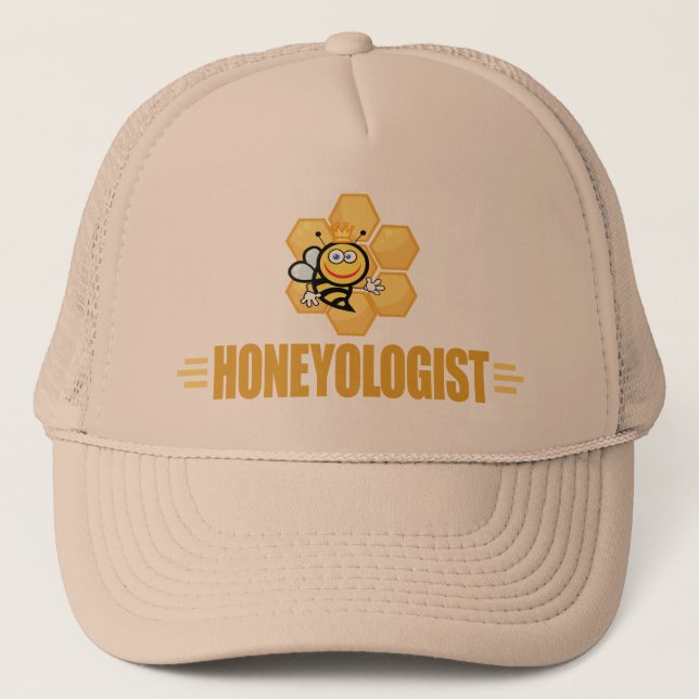Funny Beekeeper Trucker Hat (Front)
