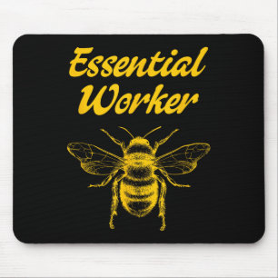 Funny Beekeeping Beekeeper Honey Bees Environmenta Mouse Pad